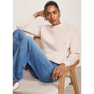 Mint Velvet Pink Seam Detail Sweatshirt